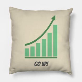 Statistics-Go up! Pillow