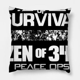 Zen of 340 (Peace Ops) Pillow