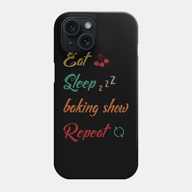 eat sleep repeat Phone Case by shimodesign