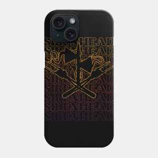 Scary Siren Head meme vintage rock and roll hands Phone Case