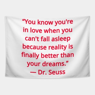 Dr.Suess Quote Tapestry