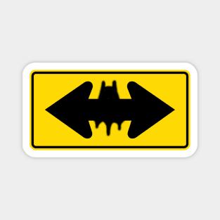 Bat Arrow Graffiti Magnet