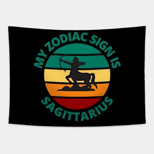 My Zodiac Sign Is Sagittarius | Sagittarius Star Sign Tapestry