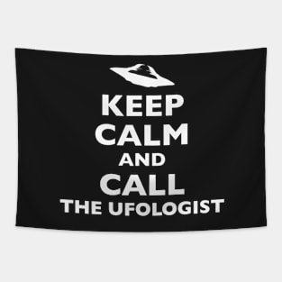 UFO keep calm Tapestry