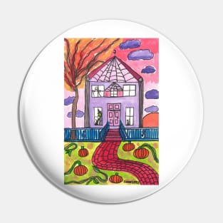 Haunted House Pin