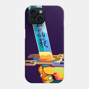 Katana Muichiro Tokito Wpap Pop Art Phone Case