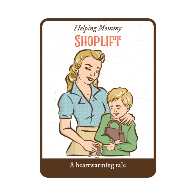 Helping mommy shoplift by LoenaStudio