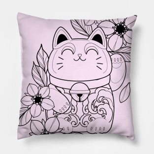 Maneki Neko Pillow