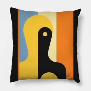 Modified Heinrich Hoerle Abstract Female Frontal Cubist Shapes Pillow