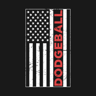 Vintage United States Flag & Dodgeball T-Shirt