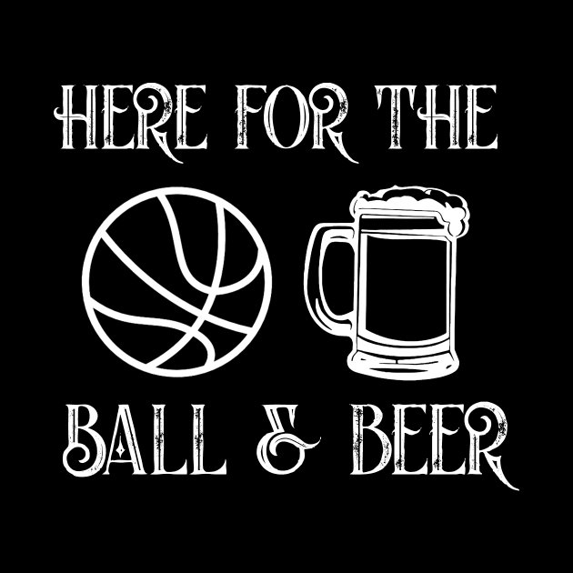 Balls & beer funny basketball alley sport drinking by MarrinerAlex