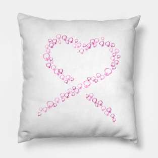 October cancer awareness Pillow