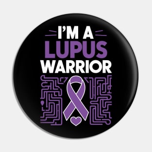 Lupus Warrior Pin