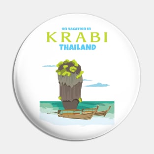 On Vacation in Krabi Thailand Pin