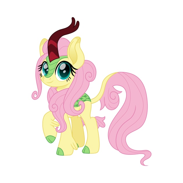 Kirin Fluttershy by CloudyGlow