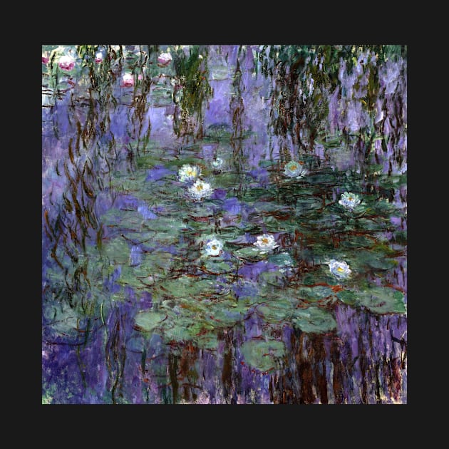 Claude Monet Blue Water Lilies by pdpress