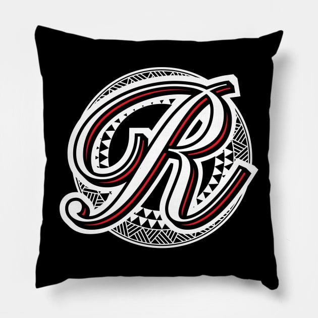 Letter R Pillow by EndStrong