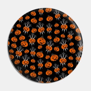 Pumpkin Patch Pattern Pin