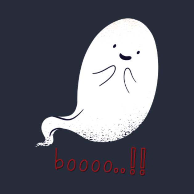 Ghost boo ! Cute - Halloween Ghosts - Long Sleeve T-Shirt | TeePublic