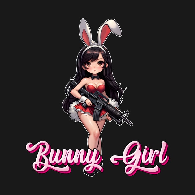 Tactical Bunny Girl by Rawlifegraphic