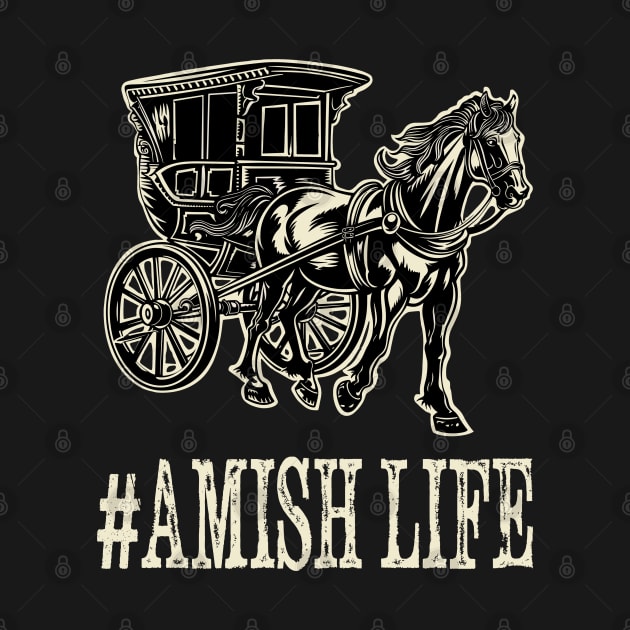 Vintage Amish Buggy Horse Rural transportation Horse & Buggy by RetroZin