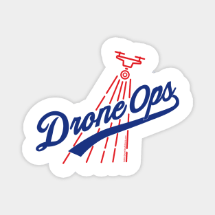 Drone Ops Baseball Magnet