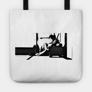 sleepy samurai Tote