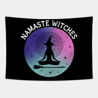 Namaste Witches Tapestry