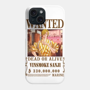 Vinsmoke Sanji One Piece Wanted Phone Case