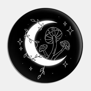 Shroom Moon Pin