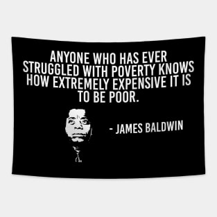 Black History, James Baldwin Quote, Poverty, African American, Civil Rights Tapestry