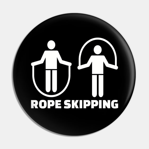 Rope skipping Pin by Designzz
