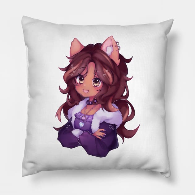 clawdeen wolf Pillow by Cute anime