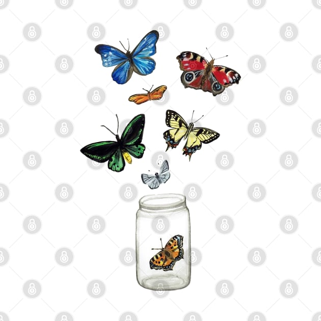 Butterfly Jar by Salty Siren Studios