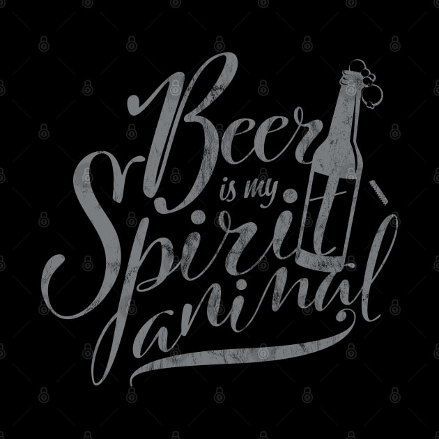 Beer is my Spirit Animal by DoodleHeadDee