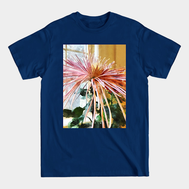 Chrysanthemums - Spider Mum Pink Splendor - Chrysanthemum - T-Shirt