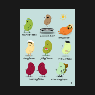 Bean Characters T-Shirt