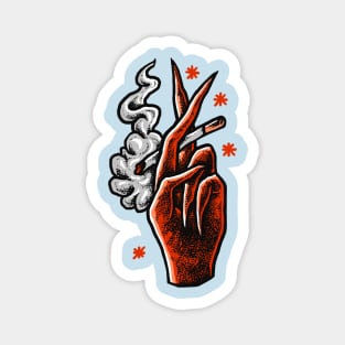 Smoking Hand Magnet