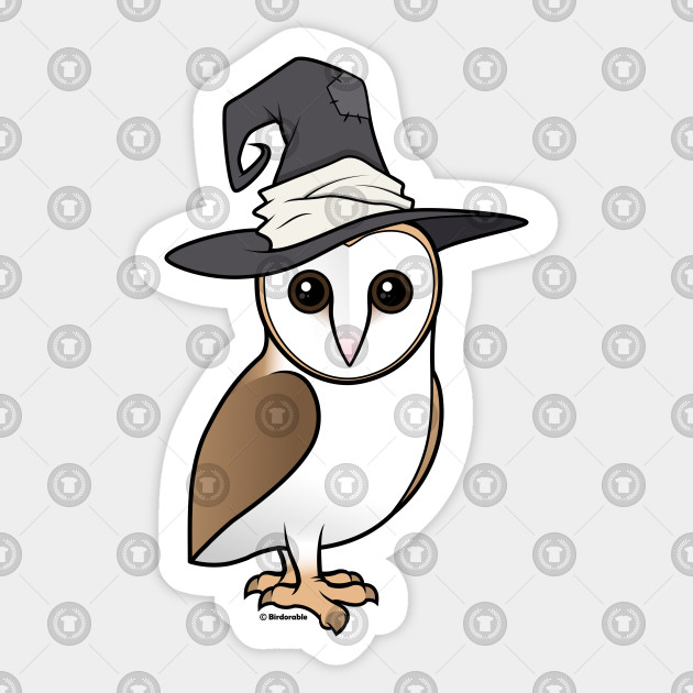 Barn Owl Witch Witch Sticker Teepublic Uk