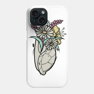 turtle shell flower Phone Case