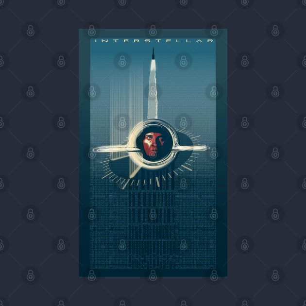 Interstellar retro poster by SFDesignstudio