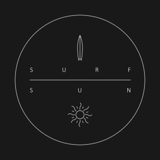 Surf and Sun Minimal T-Shirt