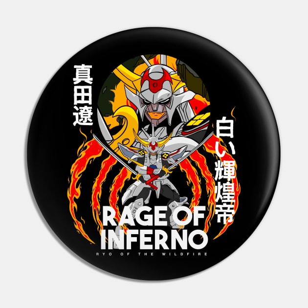 Ryo of The Wildfire  (F/B) Pin by Jones Factory