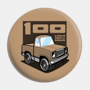 Light Tan - D-100 (1978 - White-Based) Pin