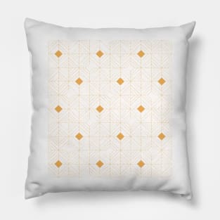 Diamonds Yellow Pillow