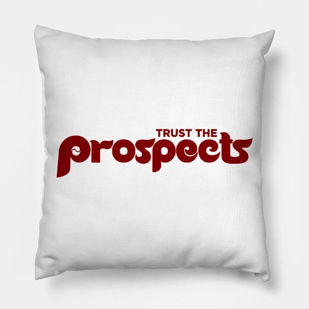 Trust The Prospects Pillow by CrystalCr