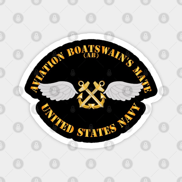 POCKET - Aviation Boatswain's Mate - Gold Anchor w Txt Magnet by twix123844