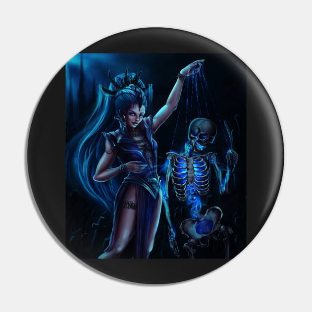 The Necromancer Pin by mialaia