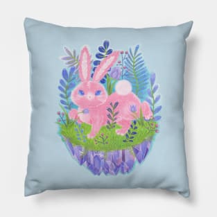 Crystal Bunny Pillow