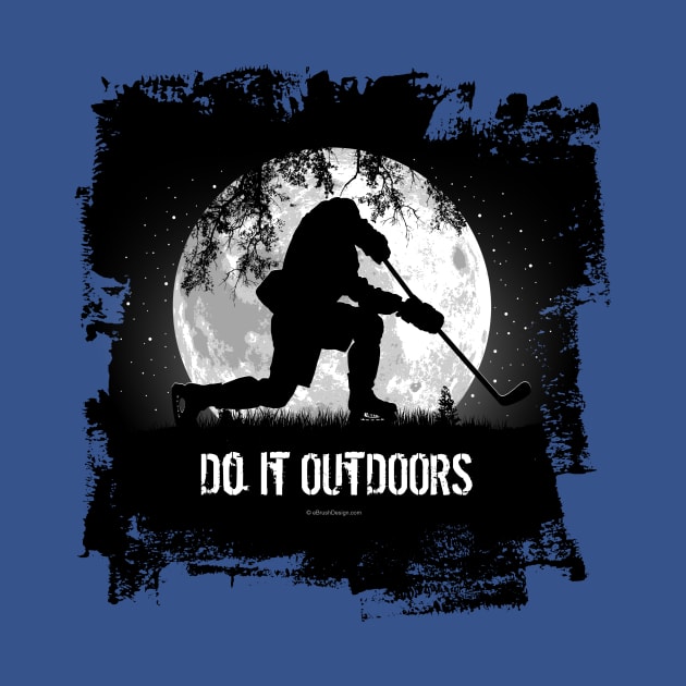 Do It Outdoors - pond hockey by eBrushDesign